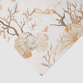 素朴沿岸 – 貝類、ヒトデ、リーフ(14) 薄葉紙 (詳細)