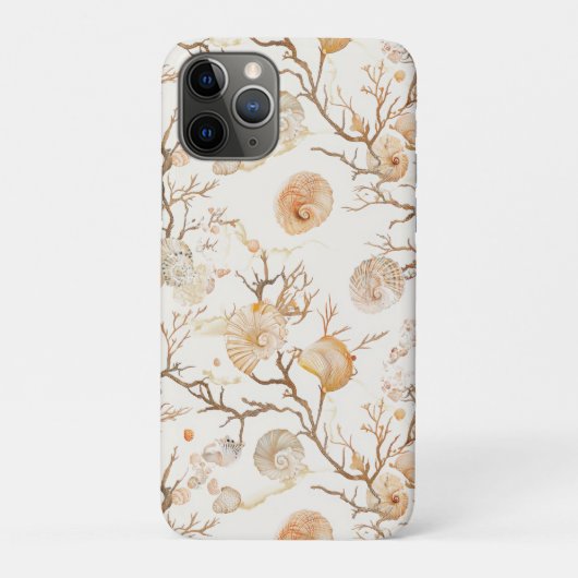 素朴沿岸 – 貝類、ヒトデ、リーフ(14) Case-Mate iPhoneケース (裏)