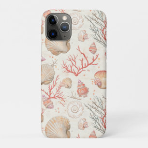 素朴沿岸 – 貝類、ヒトデ、リーフ(16) iPhone 11 PROケース