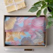 素朴沿岸 – 貝類、ヒトデ、リーフ(18) 薄葉紙 (ギフト)