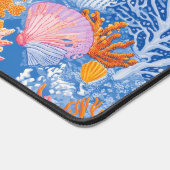 素朴沿岸 – 貝類、ヒトデ、リーフ(19) デスクマット (コーナー)