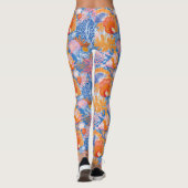 素朴沿岸 – 貝類、ヒトデ、リーフ(19) レギンス (裏面)