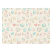 素朴沿岸 – 貝類、ヒトデ、リーフ(22) テーブルクロス (正面(横))