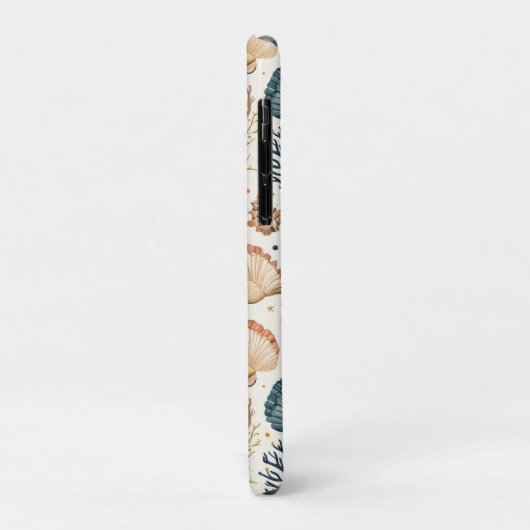 素朴沿岸 – 貝類、ヒトデ、リーフ(24) Case-Mate iPhoneケース (裏面/左)