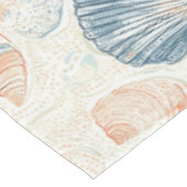 素朴沿岸 – 貝類、ヒトデ、リーフ(25) テーブルクロス (アングル)