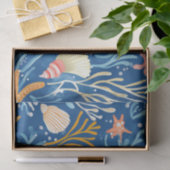 素朴沿岸 – 貝類、ヒトデ、リーフ(26) 薄葉紙 (ギフト)