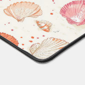 素朴沿岸 – 貝類、ヒトデ、リーフ(28) デスクマット (コーナー)