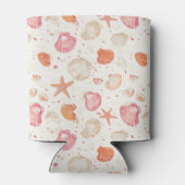 素朴沿岸 – 貝類、ヒトデ、リーフ(28) 缶クーラー (裏面)