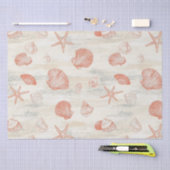 素朴沿岸 – 貝類、ヒトデ、リーフ(29) 薄葉紙 (クラフト)