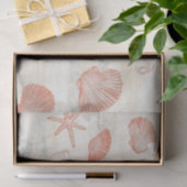 素朴沿岸 – 貝類、ヒトデ、リーフ(29) 薄葉紙 (ギフト)