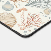 素朴沿岸 – 貝類、ヒトデ、リーフ(32) デスクマット (コーナー)