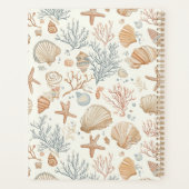 素朴沿岸 – 貝類、ヒトデ、リーフ(32) プランナー手帳 (裏面)