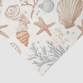 素朴沿岸 – 貝類、ヒトデ、リーフ(32) 薄葉紙 (詳細)