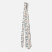 素朴沿岸 – 貝類、ヒトデ、リーフ(35) ネクタイ (裏面)