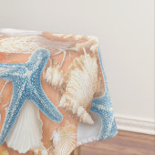 素朴沿岸 – 貝類、ヒトデ、リーフ(4) テーブルクロス (インサイチュ)