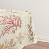 素朴沿岸 – 貝類、ヒトデ、リーフ(5) テーブルクロス (インサイチュ)