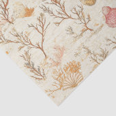 素朴沿岸 – 貝類、ヒトデ、リーフ(5) 薄葉紙 (詳細)