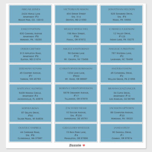 素朴海ブ結婚ルーズゲスト住所 シール (シート)