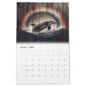 素朴深い2025イルカ カレンダー (1月 2026)