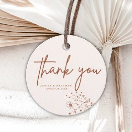 素朴焼きオレンジボホサンキュー結婚ズ フェイバータグ