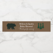 素朴熊カスタマイズ瓶ラベル ペットボトルラベル (シングルラベル)