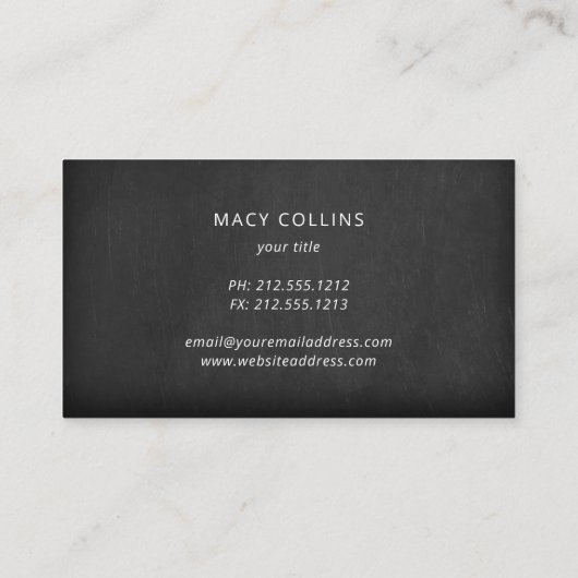 素朴犬のシルエット 名刺 (裏面)