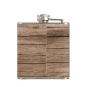 素朴犬最高ののパパが写真に収まパーソナライズされたる フラスク (裏面)