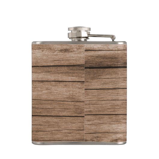 素朴犬最高ののパパが写真に収まパーソナライズされたる フラスク (裏面)