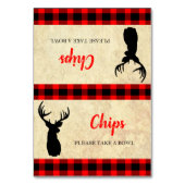 素朴狩りビュッフェ食品ラベルテーブル番号 テーブルナンバー (正面)