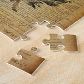 素朴王冠のアウトドアースホワイトテールバック鹿 ジグソーパズル (側面)