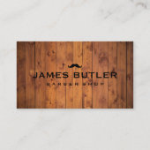 素朴理容師ショップウッド 名刺 (正面)