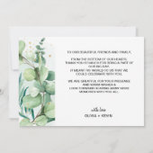 素朴環境ユ結婚ーカリ感謝していス 招待状 (裏面)