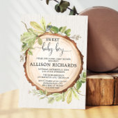 素朴男の子の赤ちゃんシャワー 招待状