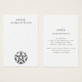 素朴異教のウィッカ信者星形五角形ジュエリーイヤリング (正面&裏面)