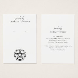 素朴異教のウィッカ信者星形五角形ジュエリーイヤリング