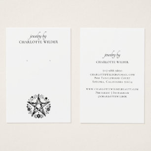 素朴異教のウィッカ信者星形五角形ジュエリーイヤリング