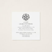 素朴異教のウィッカ信者星形五角形ジュエリーイヤリング (裏面)