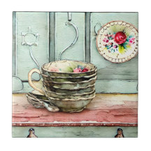 素朴皿のクール手工芸イラストレーション