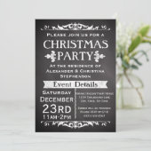 素朴石板パーティの招待状 招待状 (スタンド正面)