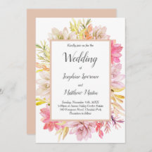 素朴砂漠多肉結婚式招待状