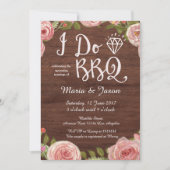 素朴私はbbqの招待をします 招待状 (正面)