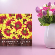 素朴秋のひまわり結婚は