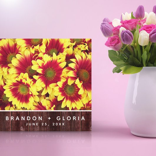 素朴秋のひまわり結婚は キャンバスプリント