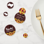 素朴秋のひまわり結婚は コンフェッティ (グループ)