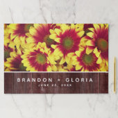 素朴秋のひまわり結婚は ペーパーパッド (インサイチュ)