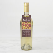 素朴秋のひまわり結婚は ボトルネックタグ (ボトル)