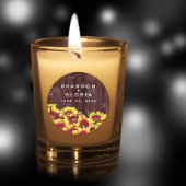 素朴秋のひまわり結婚は ラウンドシール