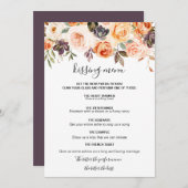 素朴秋のエレガントフローラキスをするメニュー (正面/裏面)