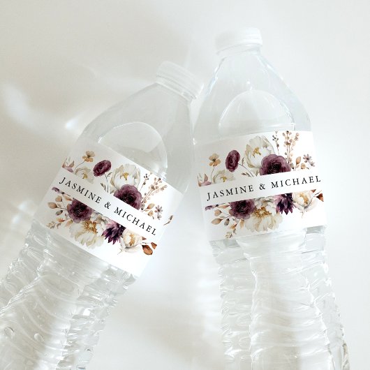 素朴秋のフローラフレ結婚ーム ペットボトルラベル