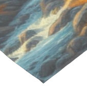 素朴秋の山荘&川 テーブルクロス (アングル)
